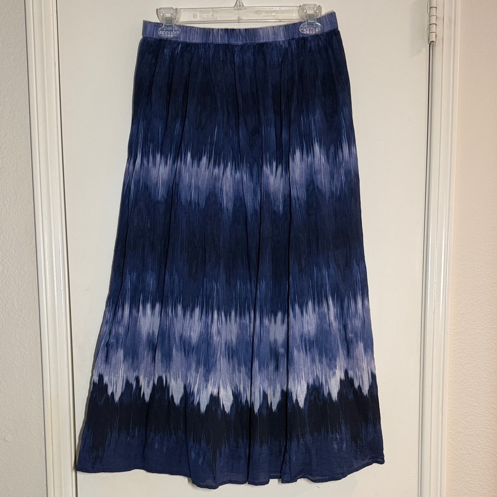 Chicos Women’s Tie Dye Skirt 100% Cotton Chicos Size 0
